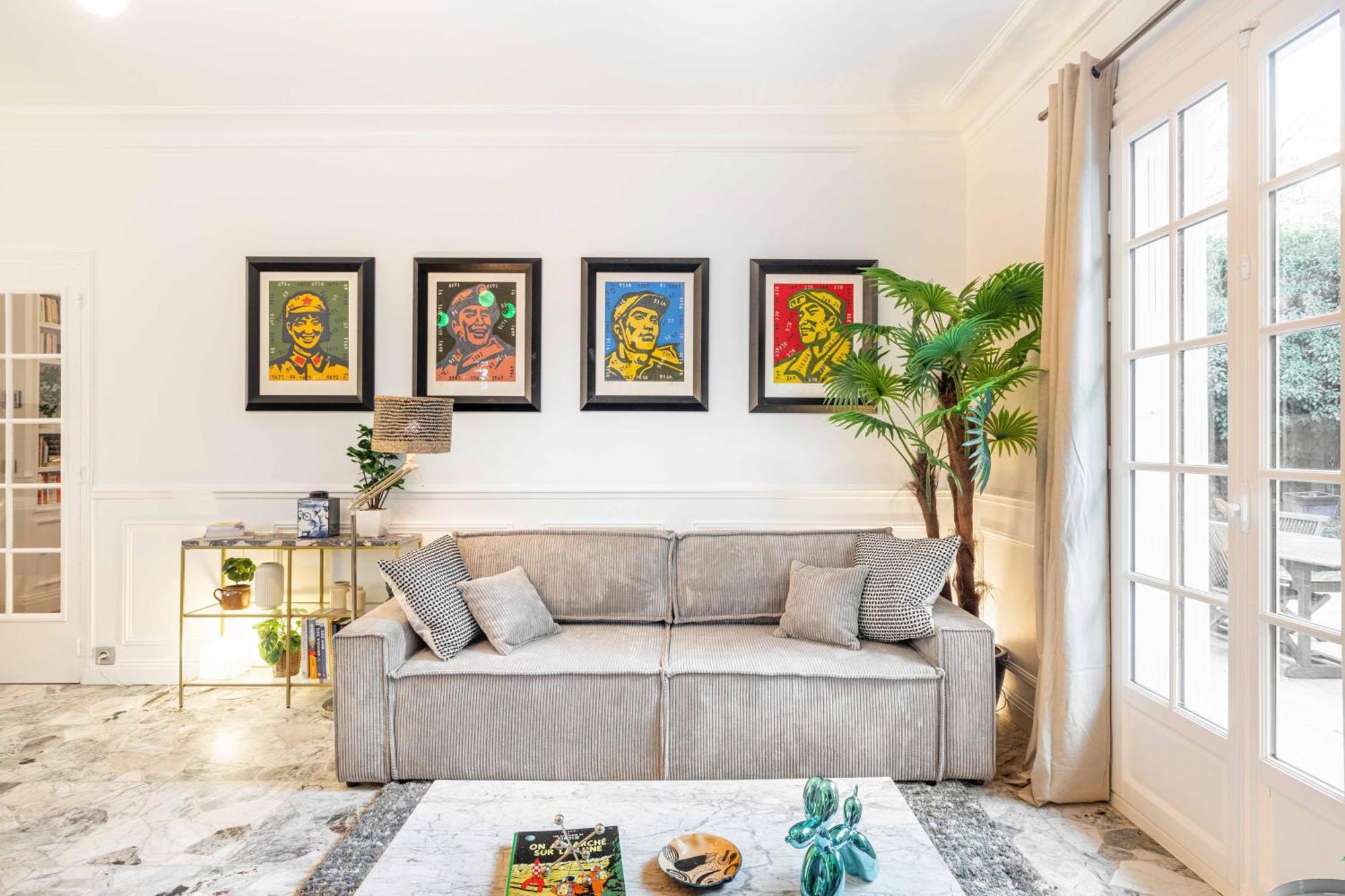 Grand & Classy Apartment With Private Garden, Villa Des Ammonites 默东 外观 照片