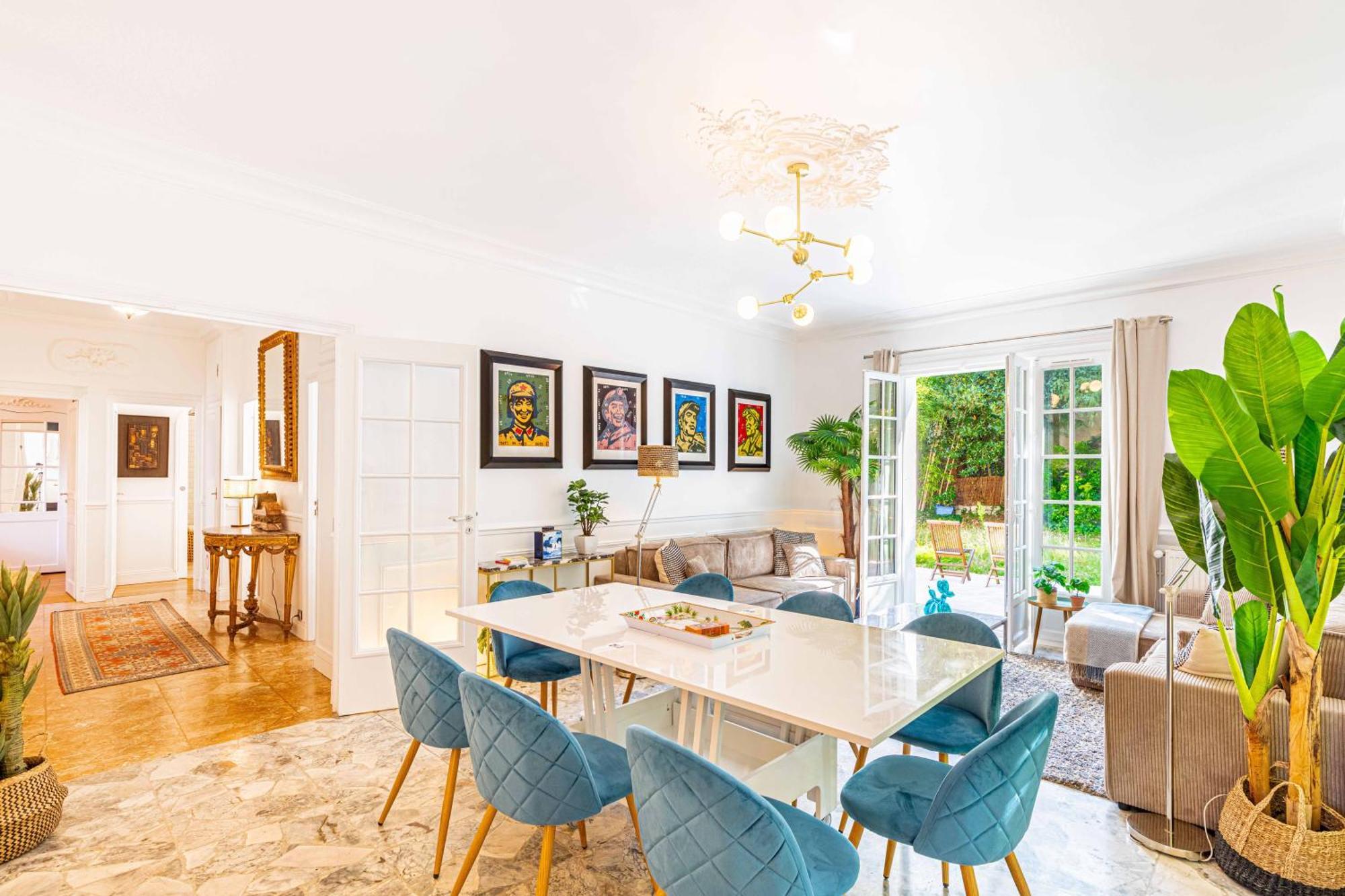 Grand & Classy Apartment With Private Garden, Villa Des Ammonites 默东 外观 照片